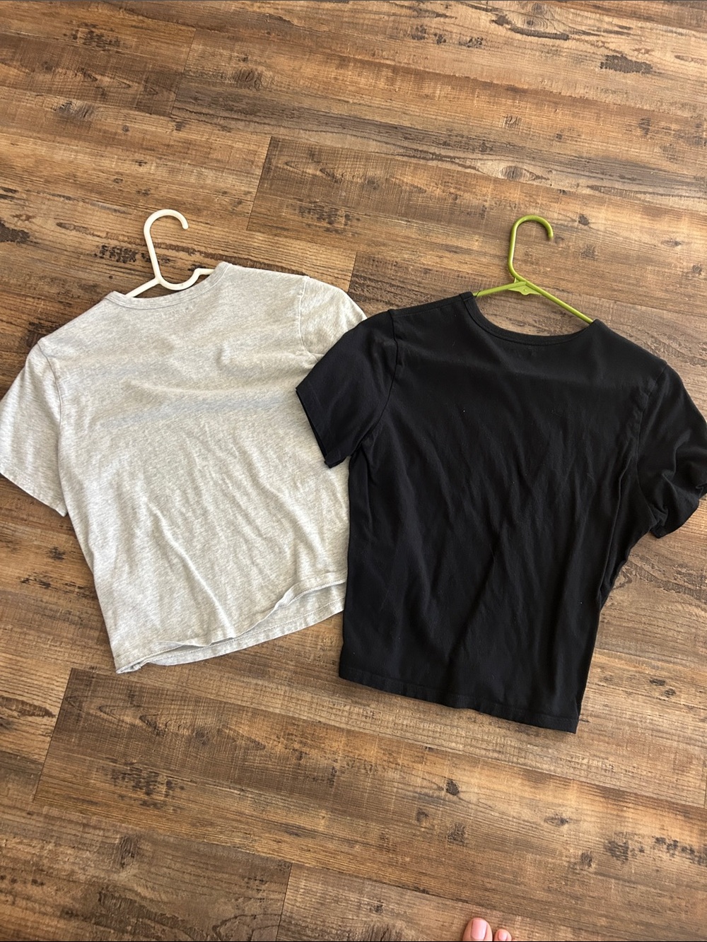Abercrombie & Fitch Soft Essentials Duo Tees - Black & Light Gray - Picture 4 of 4